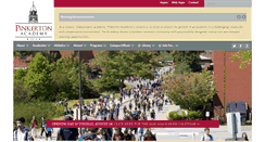 Desktop Screenshot of pinkertonacademy.org